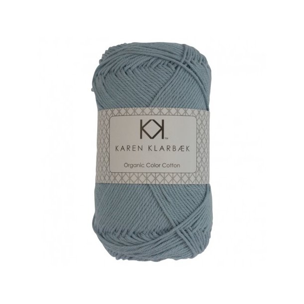 Karen Klarbk - 8/4 kologisk bomuldsgarn - Pastel Blue 0029 - 50g