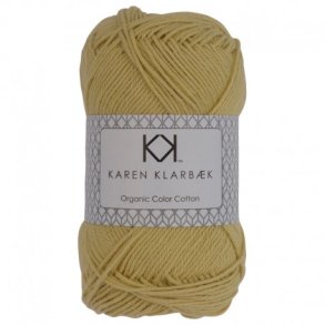 Karen Klarbk - 8/4 kologisk bomuldsgarn - Pastel Yellow 0021 - 50g