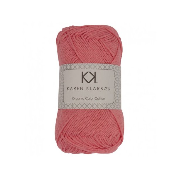 Karen Klarbk - 8/4 kologisk bomuldsgarn - Peach 0007 - 50g