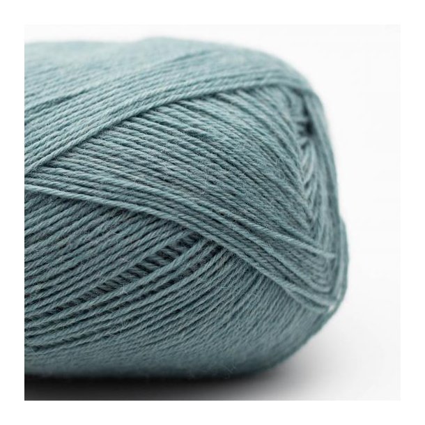 Kremke Soul Wool - Edelweiss Classic 4ply - uld/strmpegarn - Petroliums grn 419 - 100g