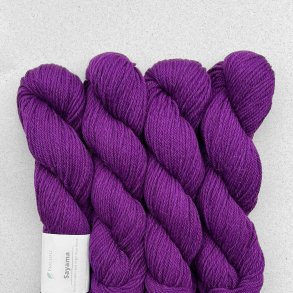 Pascuali - Sayama - lama/hjlandsuld garn - Plum 323 - 50g