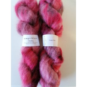* Cowgirlblues - Fluffy Mohair garn flerfarvet - Protea Pinks - 100g