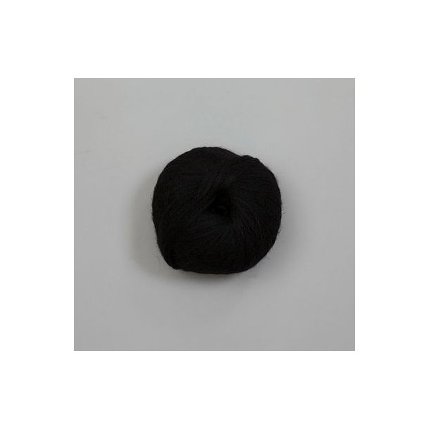 Rauma - Puno - alpaca/merino uldgarn - Sort 2325 - 50g