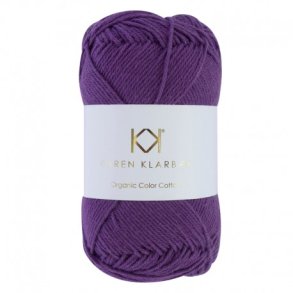Karen Klarbk - 8/4 kologisk bomuldsgarn - Purple Passion 0067 - 50g