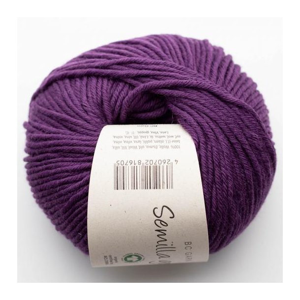 BC Garn - Semilla Grosso GOTS - uldgarn - Purple (015) - 50g
