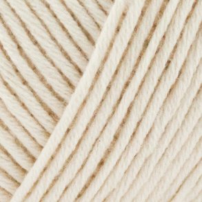 Onion Garn - Fino Organic Cotton + Merino Wool - bomuld/uldgarn - Rhvid (501) - 50g