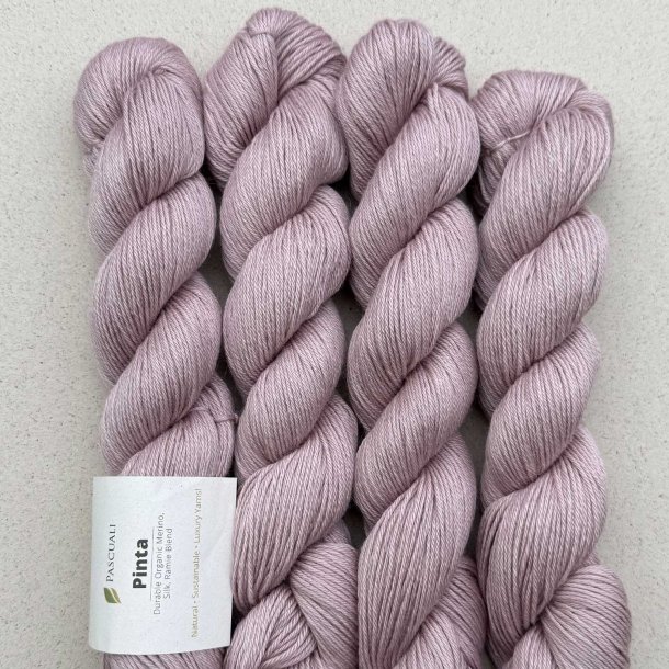 Pascuali - Pinta - silke/ramie/merino uldgarn - Rose (127) - 50g