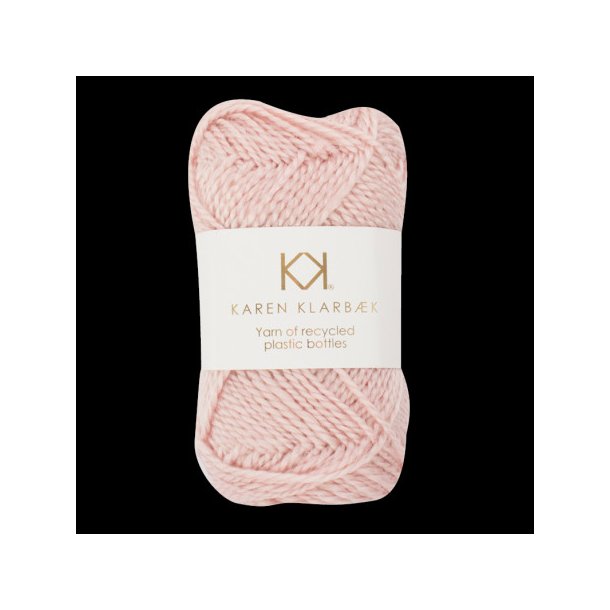 Karen Klarbk - Recycled Bottle Yarn - polyester garn - Rose 3004 - 50g
