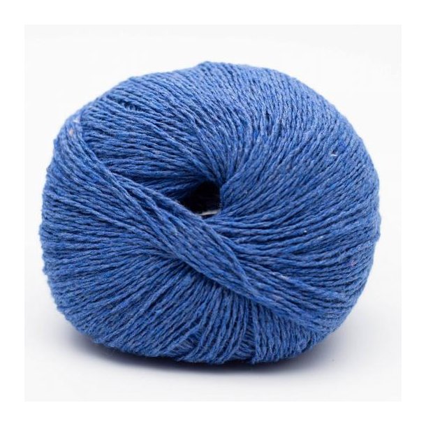 Kremke Soul Wool - Reborn Denim Uni - recycled bomuldsgarn - Royal Blue (165) - 50g