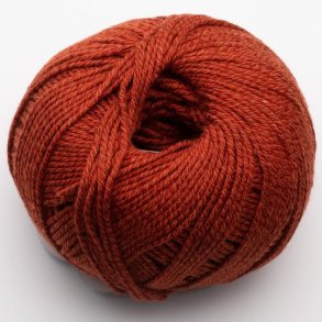 Kremke Soul Wool - Morning Salutation Vegan - bomuld/lyocell garn - Rusty Red (24) - 50g