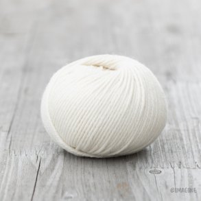 Imagine Wool - Soft Merino uldgarn - Natur hvid (01) - 50g