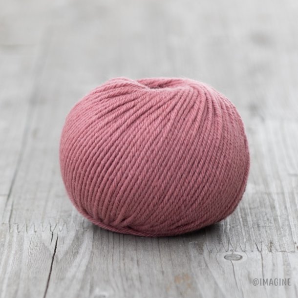 Imagine Wool - Soft Merino uldgarn - Stvet pink (26) - 50g