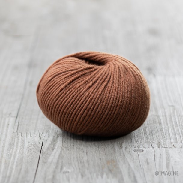 Imagine Wool - Soft Merino uldgarn - Brun (43) - 50g