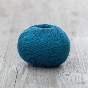 Imagine Wool - Soft Merino Thin uldgarn - Petrolium (15) - 50g