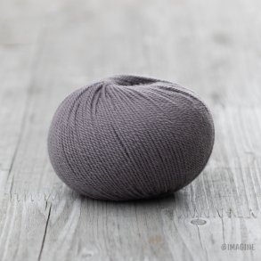 Imagine Wool - Soft Merino Thin uldgarn - Askegr (23) - 50g