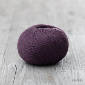 Imagine Wool - Soft Merino Thin uldgarn - Dark Purple (29) - 50g