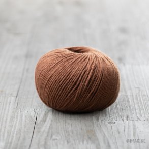 Imagine Wool - Soft Merino Thin uldgarn - Brun (43) - 50g
