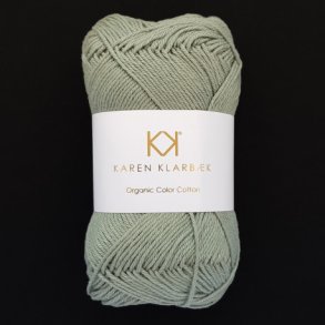 Karen Klarbk - 8/4 kologisk bomuldsgarn - Sage Green 0074 - 50g
