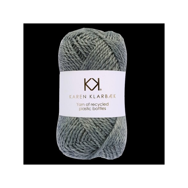 Karen Klarbk - Recycled Bottle Yarn - polyester garn - Sage Green 3010 - 50g