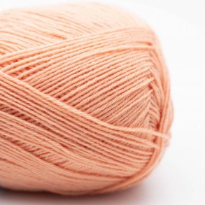 Kremke Soul Wool - Edelweiss Classic 4ply - uld/strmpegarn - Salmon 402 - 100g