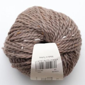 BC Garn - Hamelton Tweed 2 GOTS - uldgarn - Sand (19) - 50g
