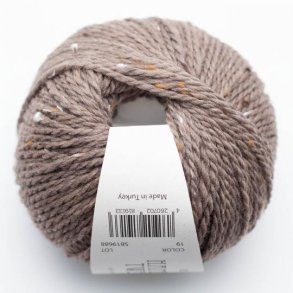 BC Garn - Hamelton Tweed 1 GOTS - uldgarn - Sand (19) - 50g