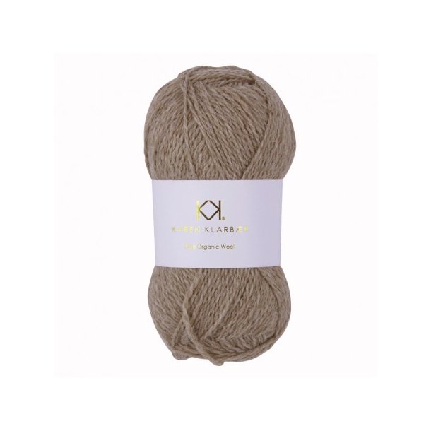 Karen Klarbk - Pure Organic Wool - uldgarn - Sand 2003 - 50g