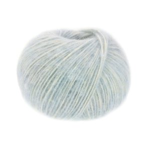 *Lana Grossa - Natural Alpaka Pelo - bomuld/alpaca/merino uldgarn - Sartbl meleret (0013) - 50g