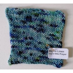 Cowgirl Blues - Merino Linen Gradient - Merinould og hrgarn - "Say a little prayer" - 100g