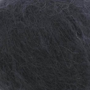 *Kremke Soul Wool - Silky Kid Mohair garn - Sort (06_081) - 25g