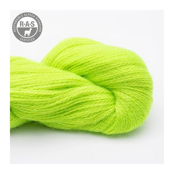 BC Garn - Babyalpaca uldgarn 10/2 - Shocking Green (68RAS) - 50g
