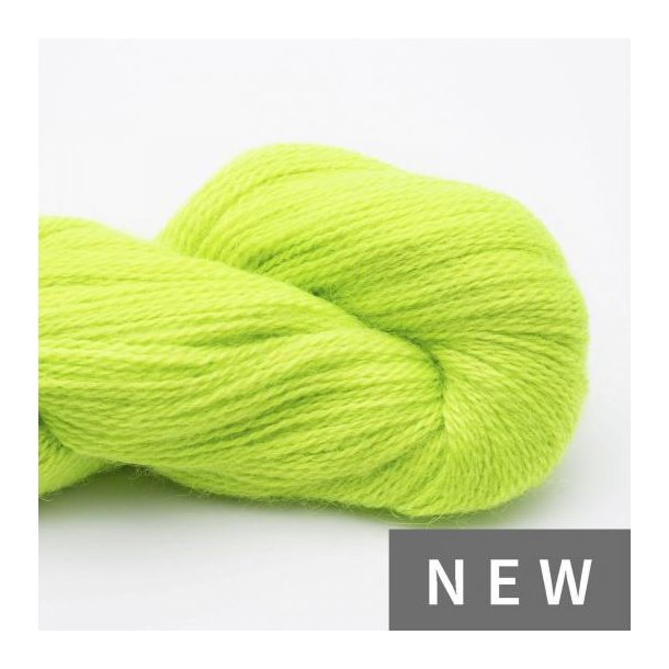 *BC Garn - Babyalpaca uldgarn 10/2 - Shocking Green (68) - 50g