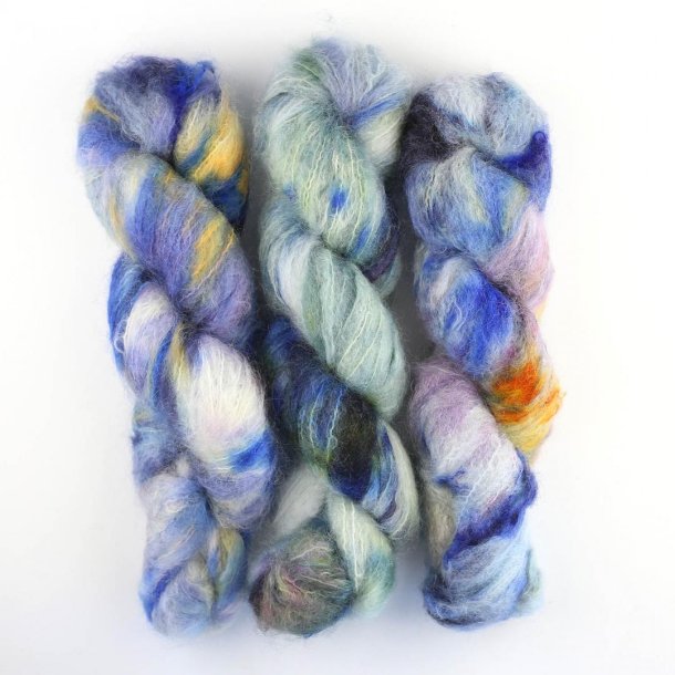 Cowgirlblues - Fluffy Mohair garn Gradient - Simply the Best - 100g
