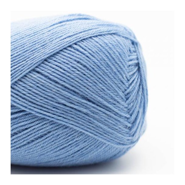 Kremke Soul Wool - Edelweiss Classic 4ply - uld/strmpegarn - Sky Blue 405 - 100g