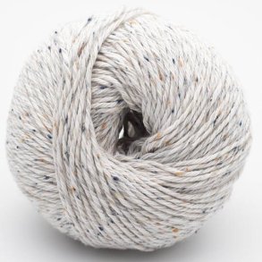 Erika Knight - Gossypium Cotton Tweed - bomuldsgarn - Snehvid (01) - 50g