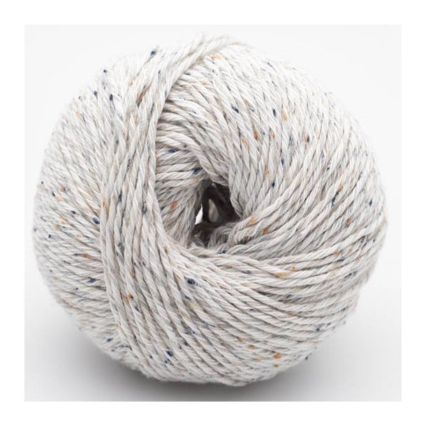 Erika Knight - Gossypium Cotton Tweed - bomuldsgarn - Snehvid (01) - 50g