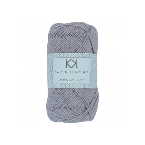 Karen Klarbk - 8/4 kologisk bomuldsgarn - Soft Lilac 0047 - 50g