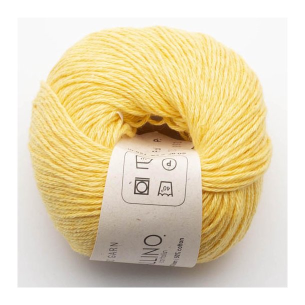 BC Garn - Allino - h�r/bomuldsgarn - Solgul (23) - 50g