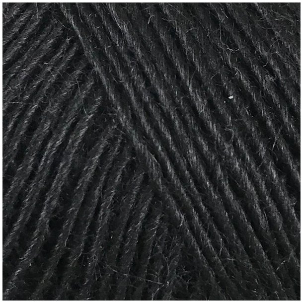 Onion Garn - SOFT Organic Wool + Nettles - uld/nldefiber garn - Sort 1526 - 50g