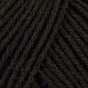 Onion Garn - Fino Organic Cotton + Merino Wool - bomuld/uldgarn - Sort (512) - 50g