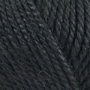 Onion Garn - No.4 Organic Wool + Nettles - uld/nldefiber garn - Sort 821 - 50g