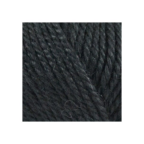 Onion Garn - No.4 Organic Wool + Nettles - uld/nldefiber garn - Sort 821 - 50g