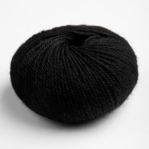 *Amano - Eco Puna - naturfarvet alpaca garn - Sort (9005) - 25g