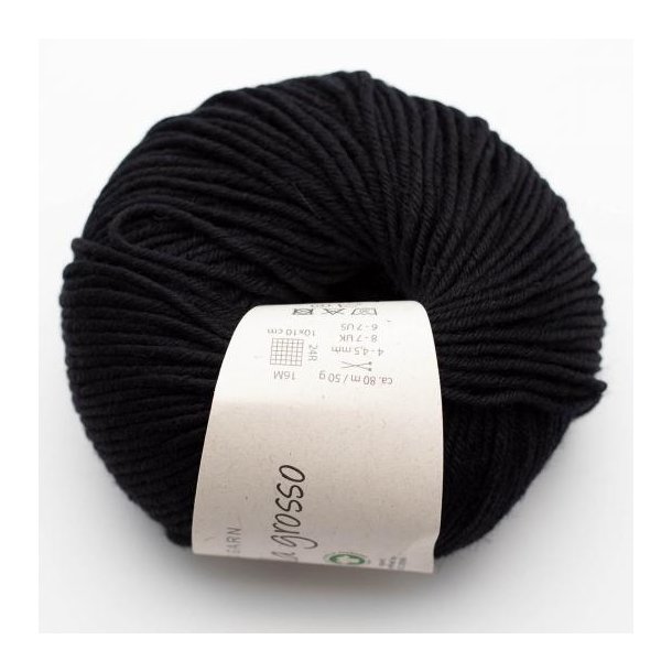 BC Garn - Semilla Grosso GOTS - uldgarn - Sort (031) - 50g
