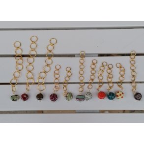 Kazuri - Strikkefisk ass. farver