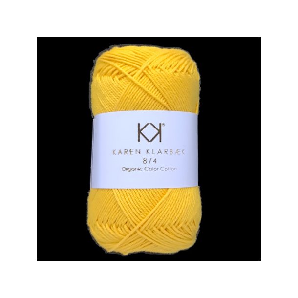 Karen Klarbk - 8/4 kologisk bomuldsgarn - Sunflower 0087 - 50g
