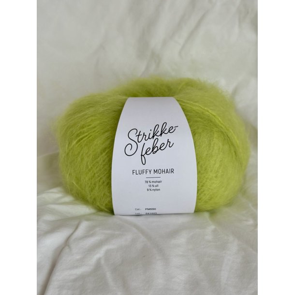 Strikkefeber - Fluffy Mohair - Mohair/uld garn - Sweet and Sour 550 - 50g