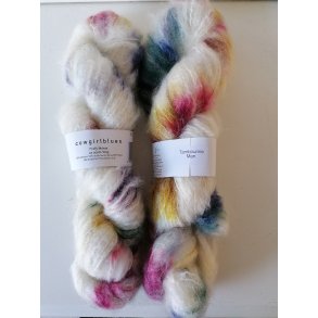 Cowgirlblues - Fluffy Mohair garn Gradient - Tambourine Man - 100g