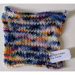 Cowgirl Blues - Merino Linen Gradient - Merinould og hrgarn - "Simply the Best" - 100g