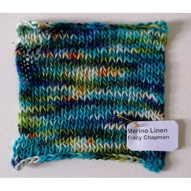 Cowgirl Blues - Merino Linen Gradient - Merinould og hrgarn - "Fast Cars" - 100g